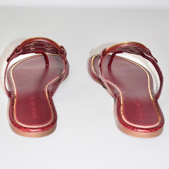 TORY BURCH METAL MILLER CROCO EMBOSS - Picture 6 of 7